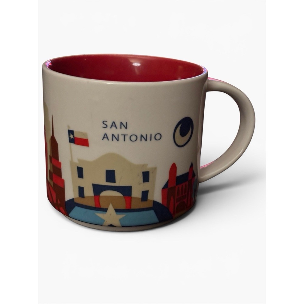 Starbucks Texas City Mug Lot Austin Dallas San Antonio Collector Coffee Cups - Picture 9 of 16